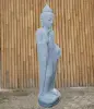  Product image 4 of the product “Standing Buddha with floral carving, Abudaya position. 38 x 30 x 150cm. Natural stone (river stone), stonemasonry ”